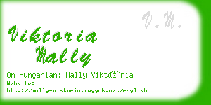 viktoria mally business card